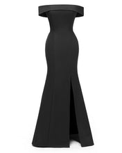 Load image into Gallery viewer, Ruffle Floor Length Maxi Dress Off Shoulder Sexy Split Slim Party Solid Summer 2019 Long Dress Strapless Pageant Female Dresses