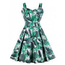 Load image into Gallery viewer, Sexy Strap Vintage Dress Women A-Line Stylish Print Summer 2019 New High Waist Holiday Elegant Retro Rockabilly Backless Dresses